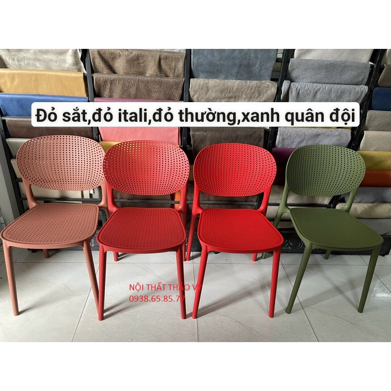 GHẾ NHỰA PP ĐÚC NGUYÊN KHỐI NHẬP KHẨU-CÀ PHÊ-VĂN PHÒNG- SÂN VƯỜN-NGOÀI TRỜI