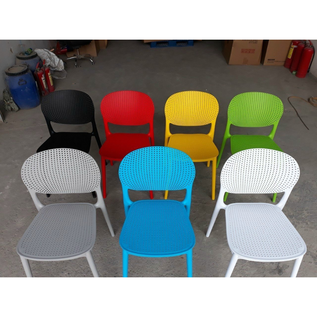 GHẾ NHỰA PP ĐÚC NGUYÊN KHỐI NHẬP KHẨU-CÀ PHÊ-VĂN PHÒNG- SÂN VƯỜN-NGOÀI TRỜI