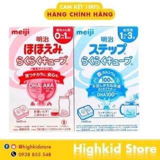 Combo 2 hộp Meiji thanh số 0 và số 9 nội địa Nhật