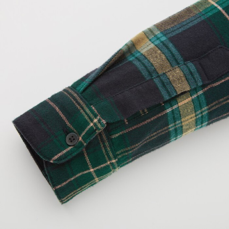 Áo sơmi fannel checked Uniqlo