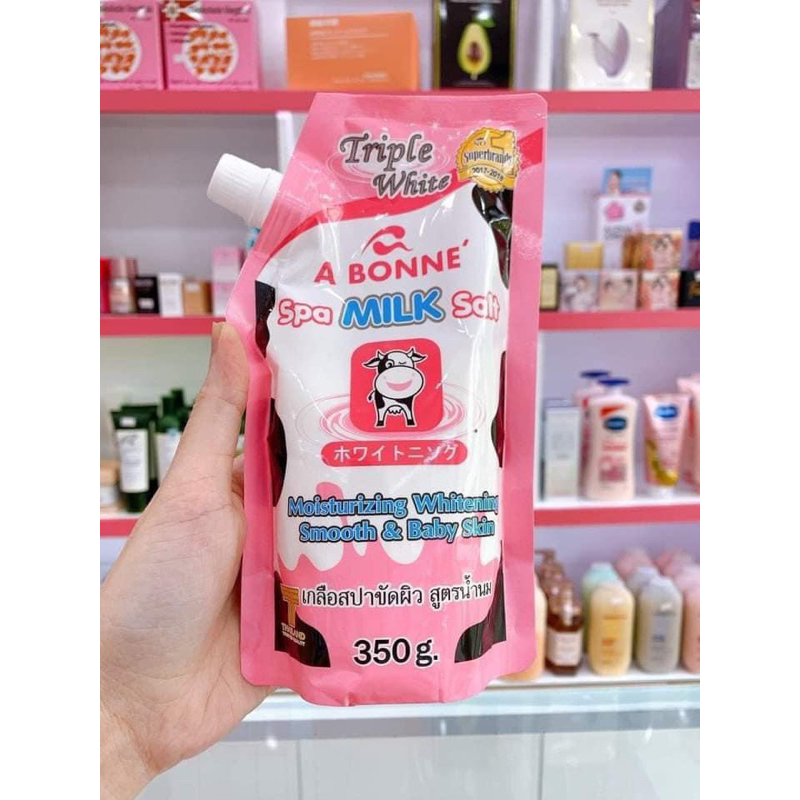 Muối Tắm Sữa Bò Tẩy Tế Bào Chết A Bonne Spa Milk Salt 350g Thái Lan