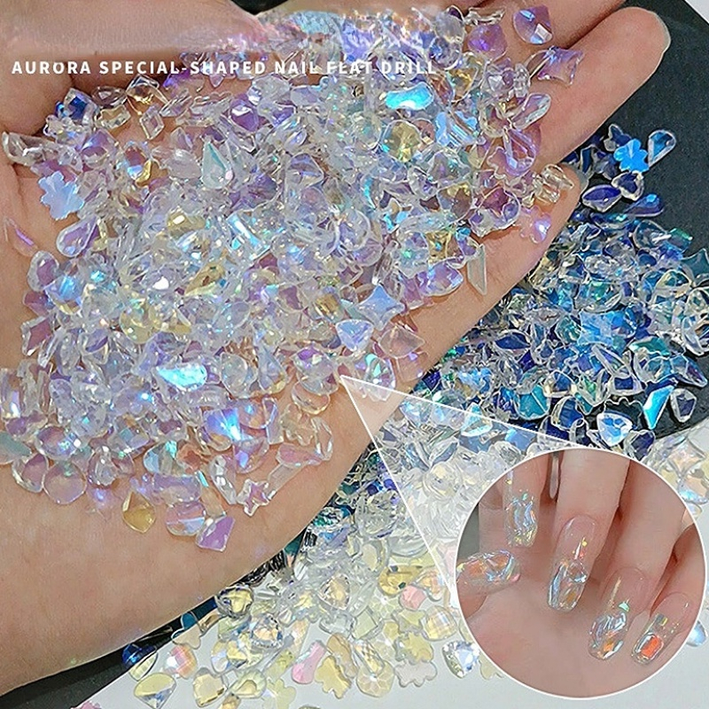 Set đá chân bằng 3d đính móng phong cách Hàn Nhật - Phụ kiện làm nail chuyên nghiệp giá rẻ