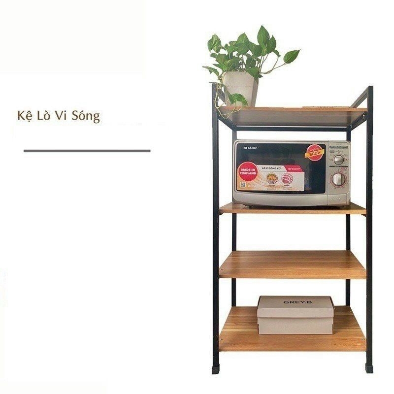 HỎA TỐC >> SALE KỆ LÒ VI SÓNG 4 TẦNG LẮP RÁP