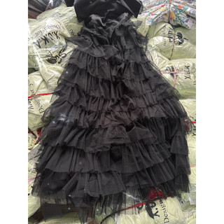 Đầm cup lưới tầng