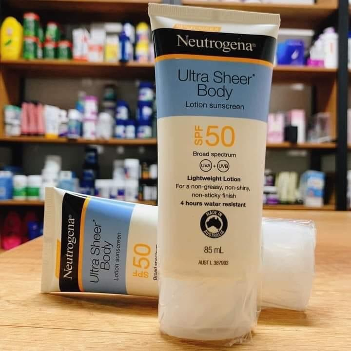 Kem chống nắng Neutrogena Ultra Sheer SPF 50 Face/Body
