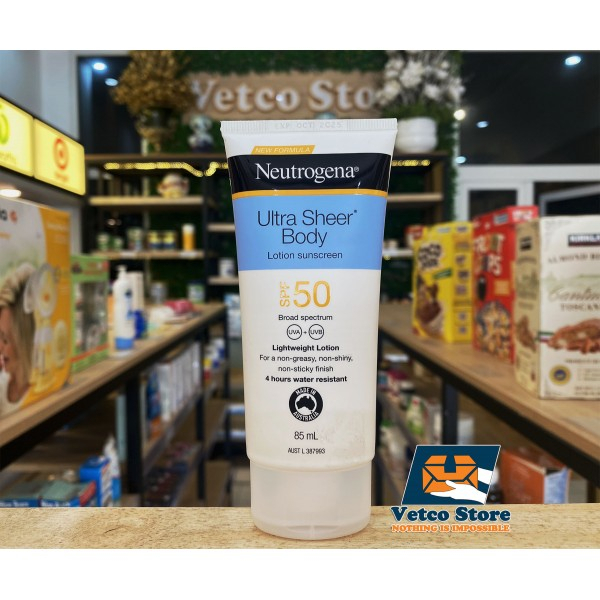 Kem chống nắng Neutrogena Ultra Sheer SPF 50 Face/Body