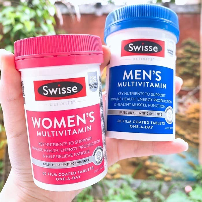 Vitamin tổng hợp cho Nam, Nữ - Swisse Men’s/Women's Ultivite Multivitamin - 60 viên