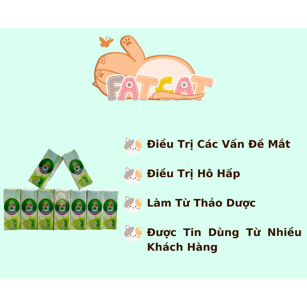 Thảo Dược Đôi Mắt Mắt Đỏ, Chảy Nước Mắt, Chảy Mũi, Viêm Mắt, Sổ Mũi, Hô Hấp, Viêm Tai Mèo Chó