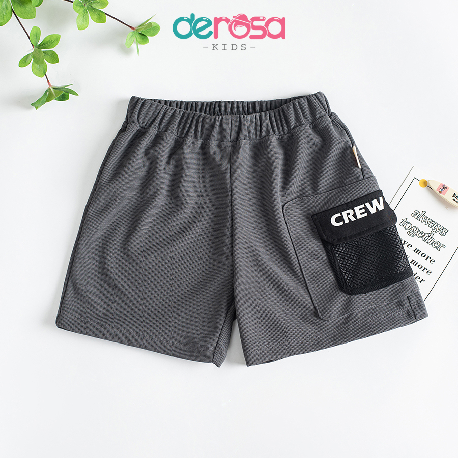 Quần đùi bé trai DEROSA KIDS cho bé từ 2 đến 6 tuổi ZSK23-398Q