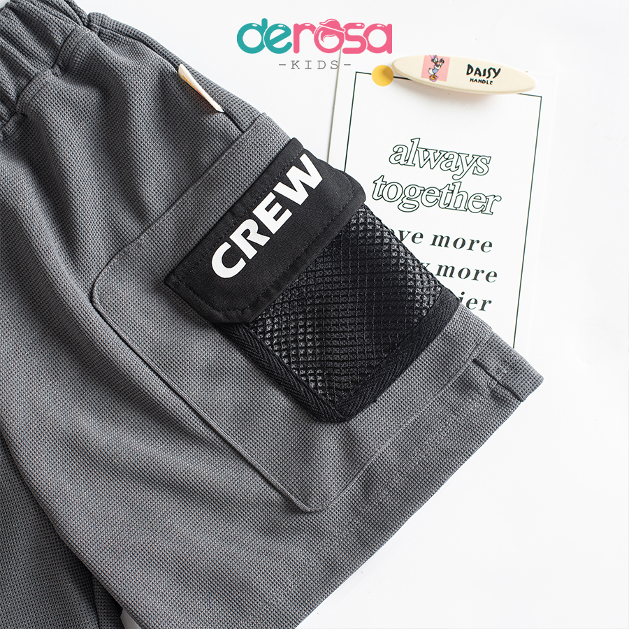 Quần đùi bé trai DEROSA KIDS cho bé từ 2 đến 6 tuổi ZSK23-398Q