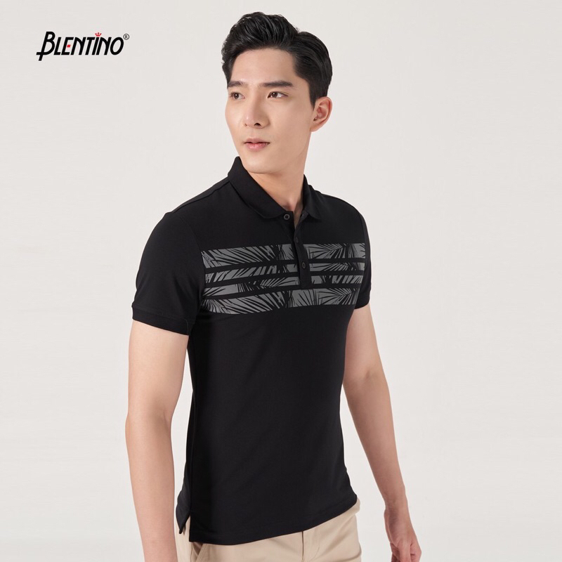 Áo polo Nam Có Cổ In Hình Chuẩn Men Blentino PL1221 , Chất Liệu CVC cao cấp mềm mại.