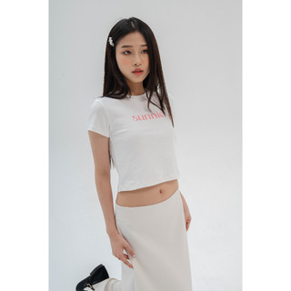 Áo thun baby tee in chữ Sunnie Studios