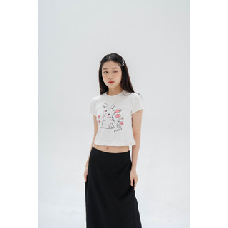 Áo thun baby tee in hình thỏ Sunnie Studios