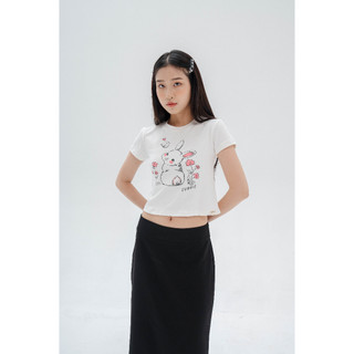 Áo thun baby tee in hình thỏ Sunnie Studios