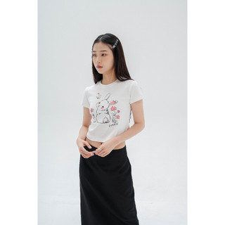 Áo thun baby tee in hình thỏ Sunnie Studios