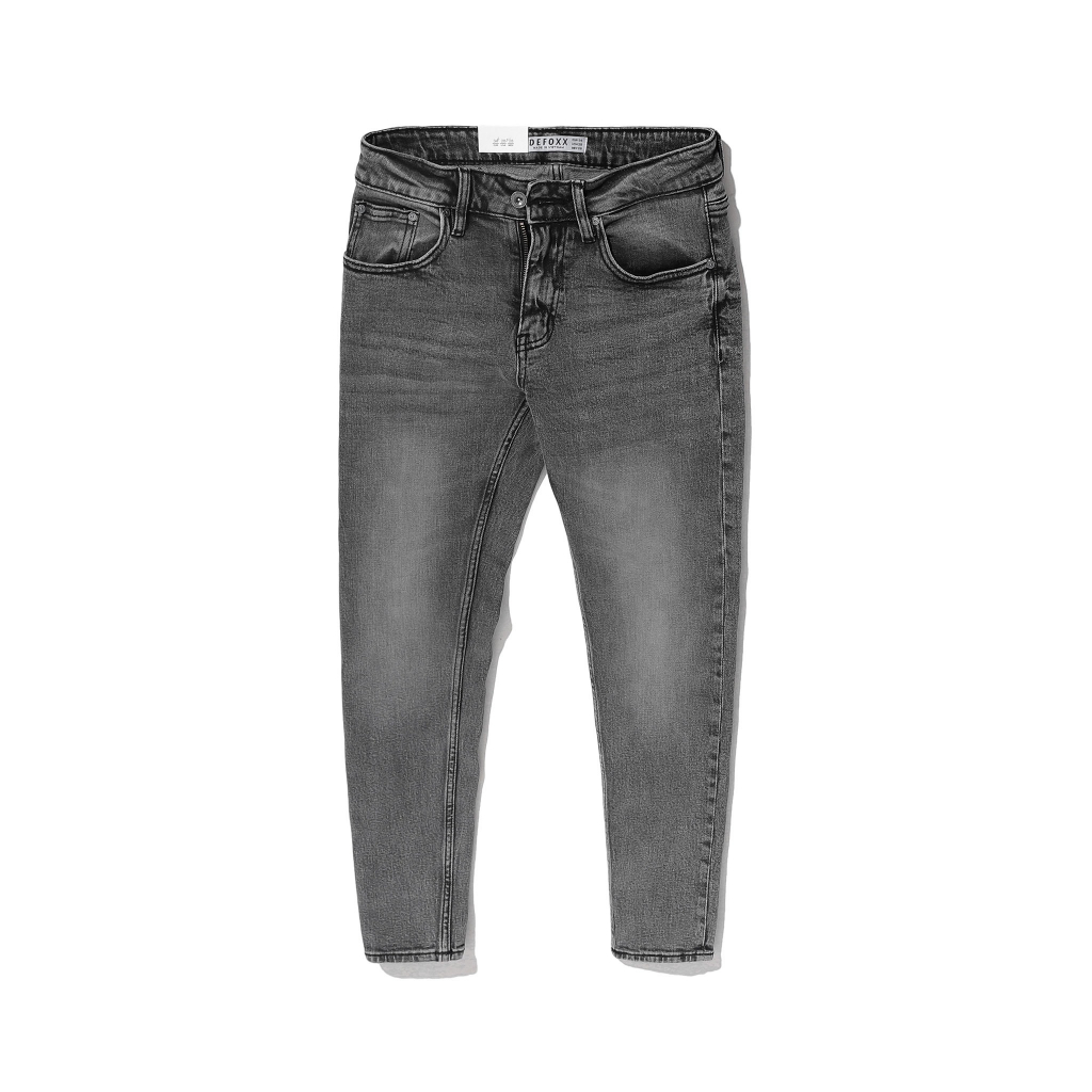 Quần jean nam, quần bò nam cao cấp slimfit DEFOXX xám wash 230445