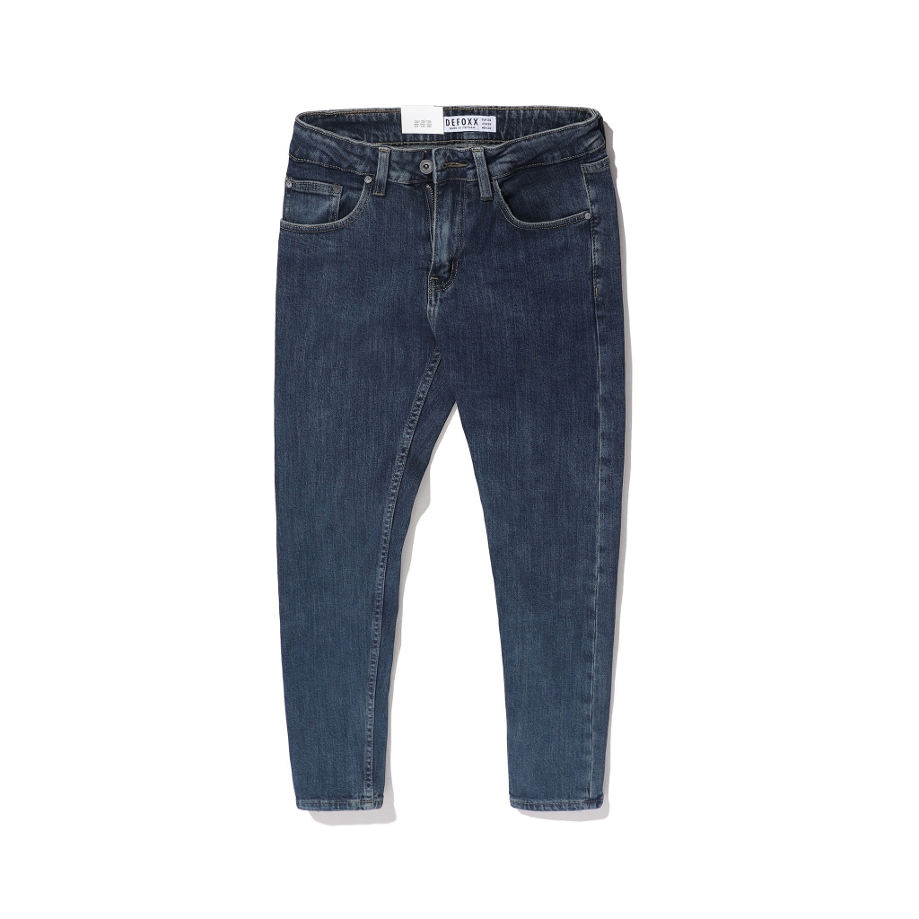 Quần jean nam, quần bò nam cao cấp slimfit DEFOXX xám trơn 230442