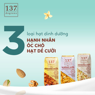 Sữa Hạt 137 Degrees Thái Lan - Hộp 1000ml