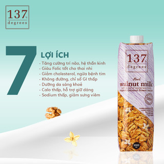 Sữa Hạt 137 Degrees Thái Lan - Hộp 1000ml