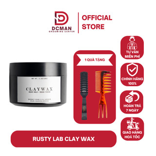 Sáp vuốt tóc nam rusty lab clay wax