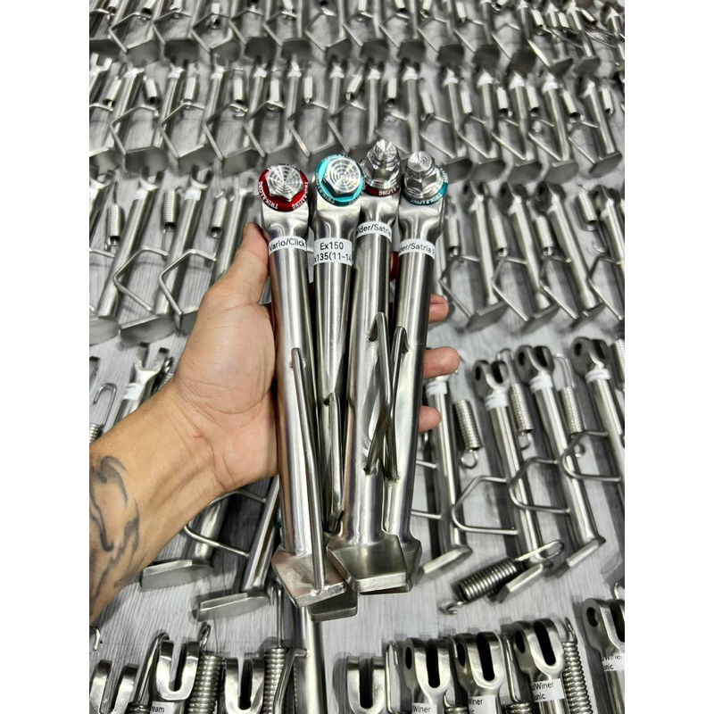 Chống nghiêng inox tặng ốc + lông đền + lò xo