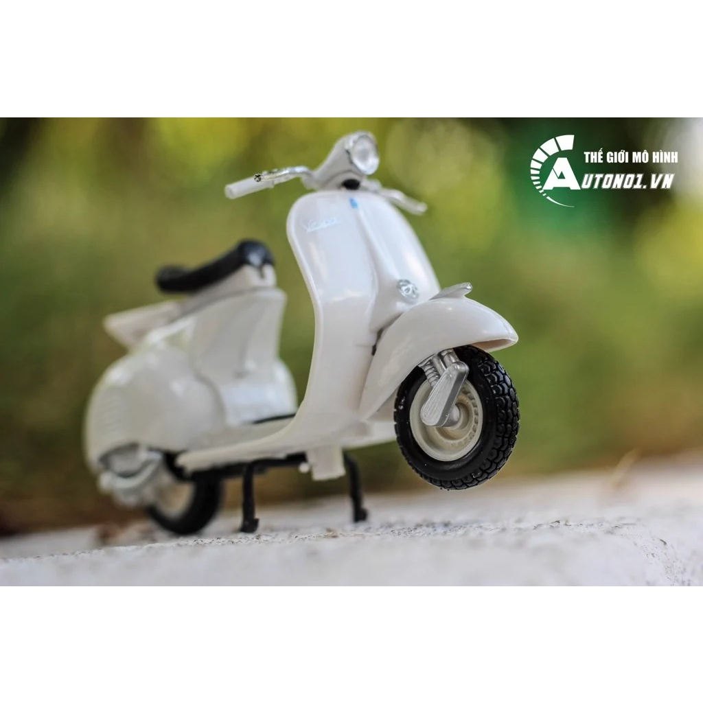 Mô hình xe Vespa 150 1956 white 1:18 Maisto 7070L