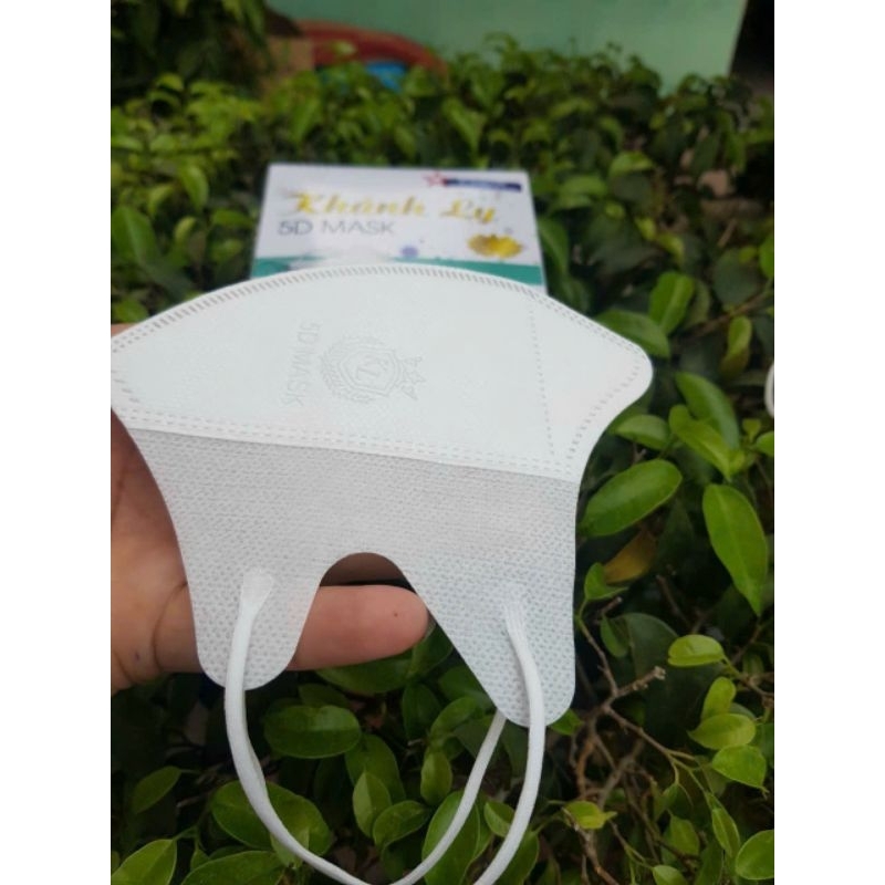 [Thùng 100 cái ]  khẩu trang 5D, 4 Lớp kháng khuẩn, Lọc Bụi