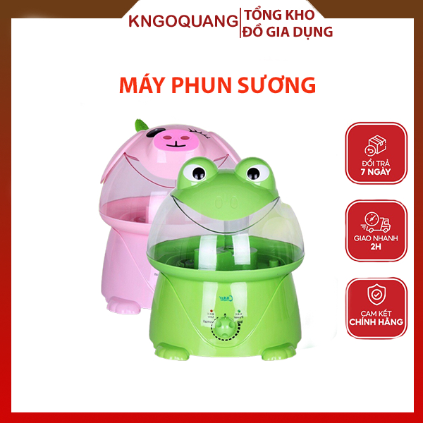 Máy Phun Sương Mini Hình Thú Dễ Thương, Máy Tạo Độ Ẩm Trong Không Khí