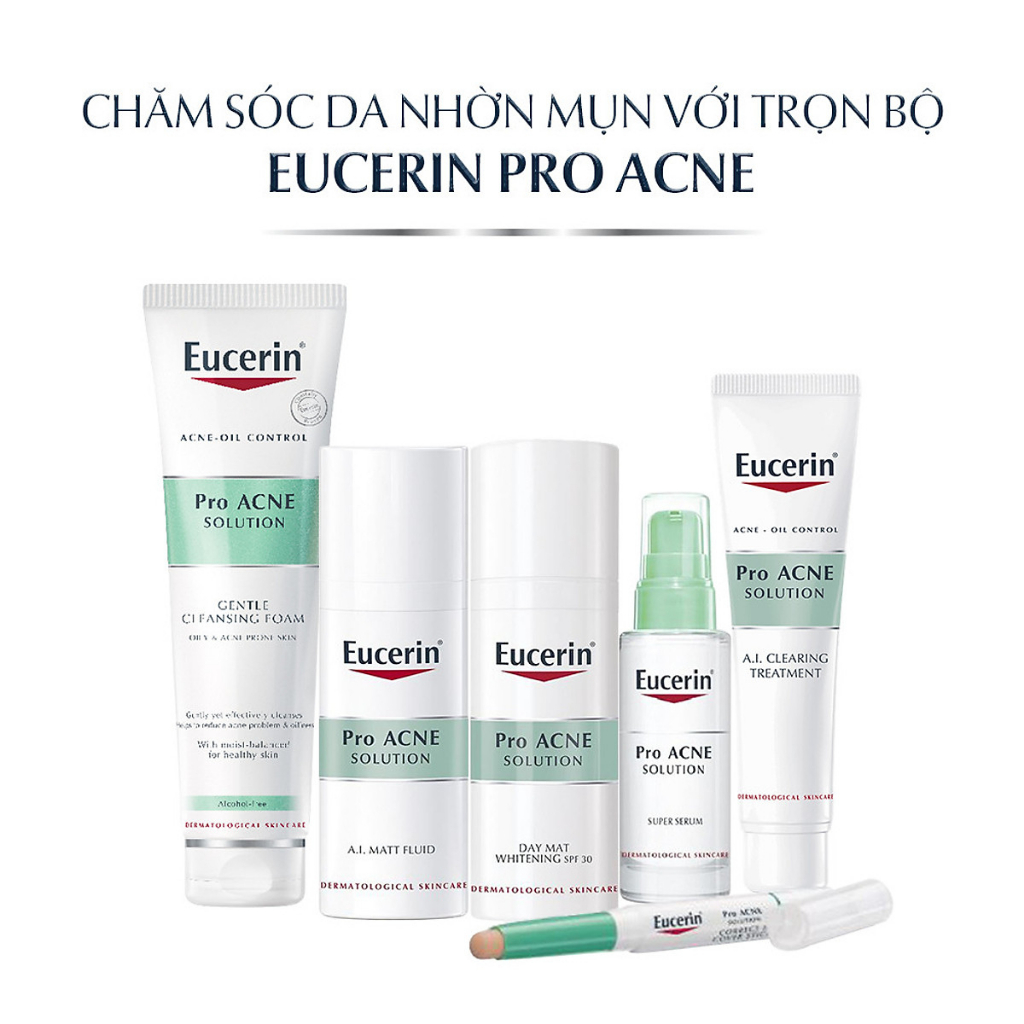 [Quà tặng không bán] Tinh chất giúp giảm mụn và nhờn Eucerin Pro Acne A.I. Clearing Treatment 5ml