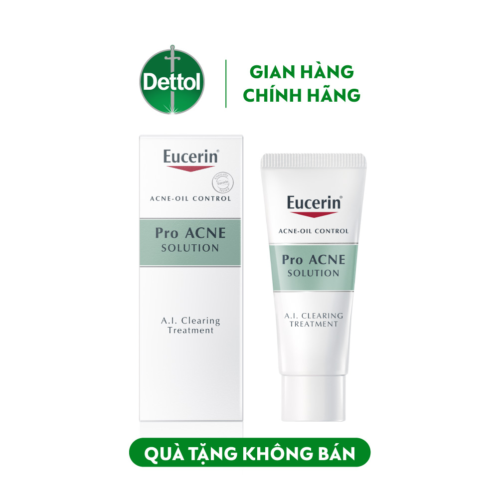 [Quà tặng không bán] Tinh chất giúp giảm mụn và nhờn Eucerin Pro Acne A.I. Clearing Treatment 5ml