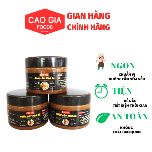 Combo Sốt Phở 2 Bò , 1 Gà - Cao Gia Foods