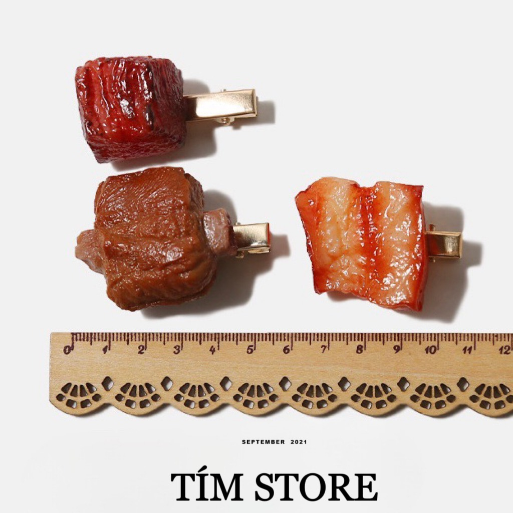 Kẹp tóc mái thịt mỡ cá siêu dễ thương độc lạ cá tính TIMSTORE phụ kiện tóc phong cách hàn quốc