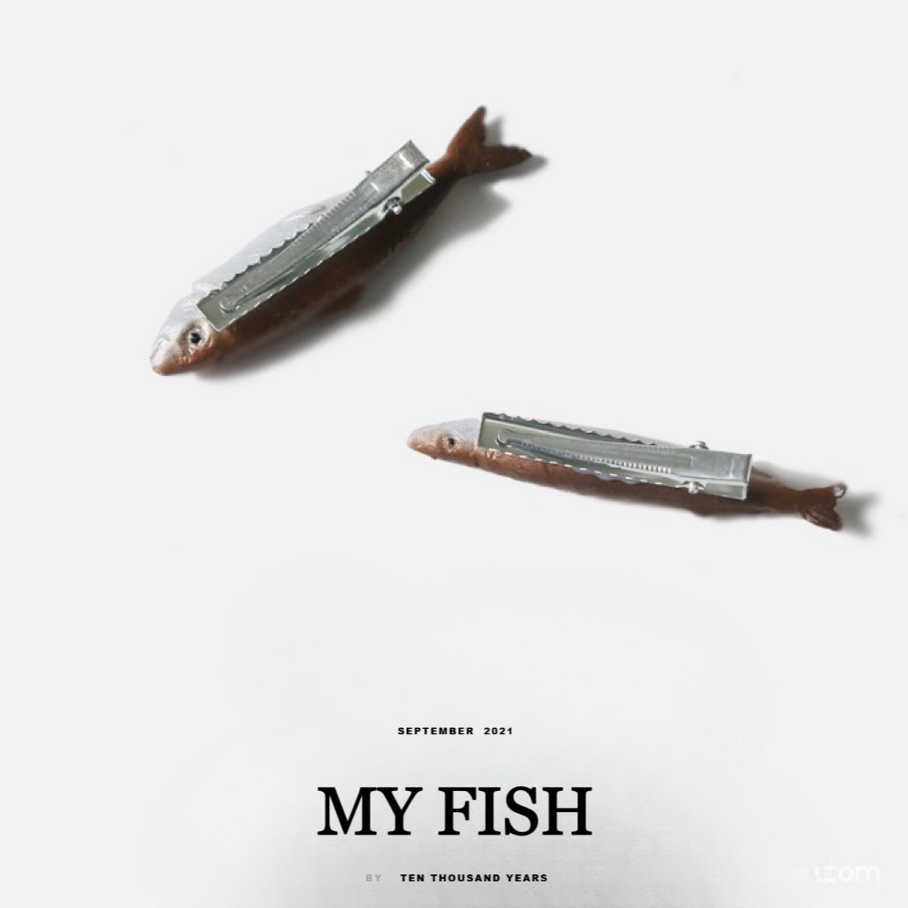 Kẹp tóc mái thịt mỡ cá siêu dễ thương độc lạ cá tính TIMSTORE phụ kiện tóc phong cách hàn quốc