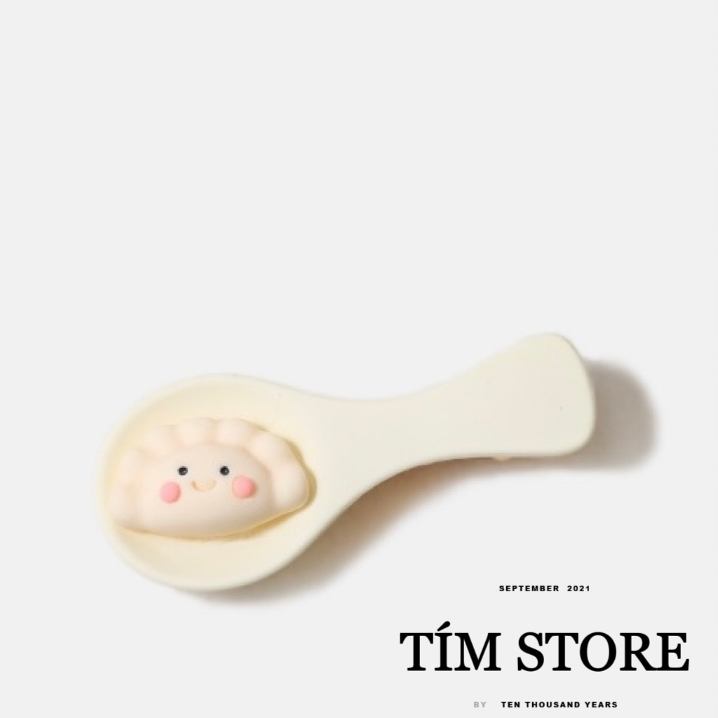 Kẹp tóc mái dimsum há cảo bánh bao màn thầu siêu dễ thương độc lạ cá tính TIMSTORE phụ kiện tóc phong cách hàn quốc