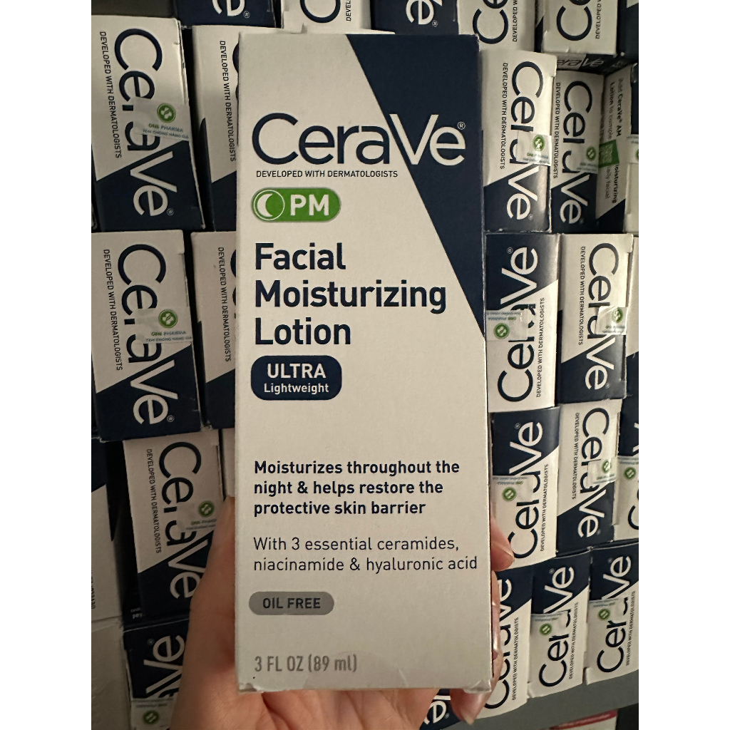 Kem dưỡng da ban đêm Cerave PM Facial Moisturizing Lotion 89ml