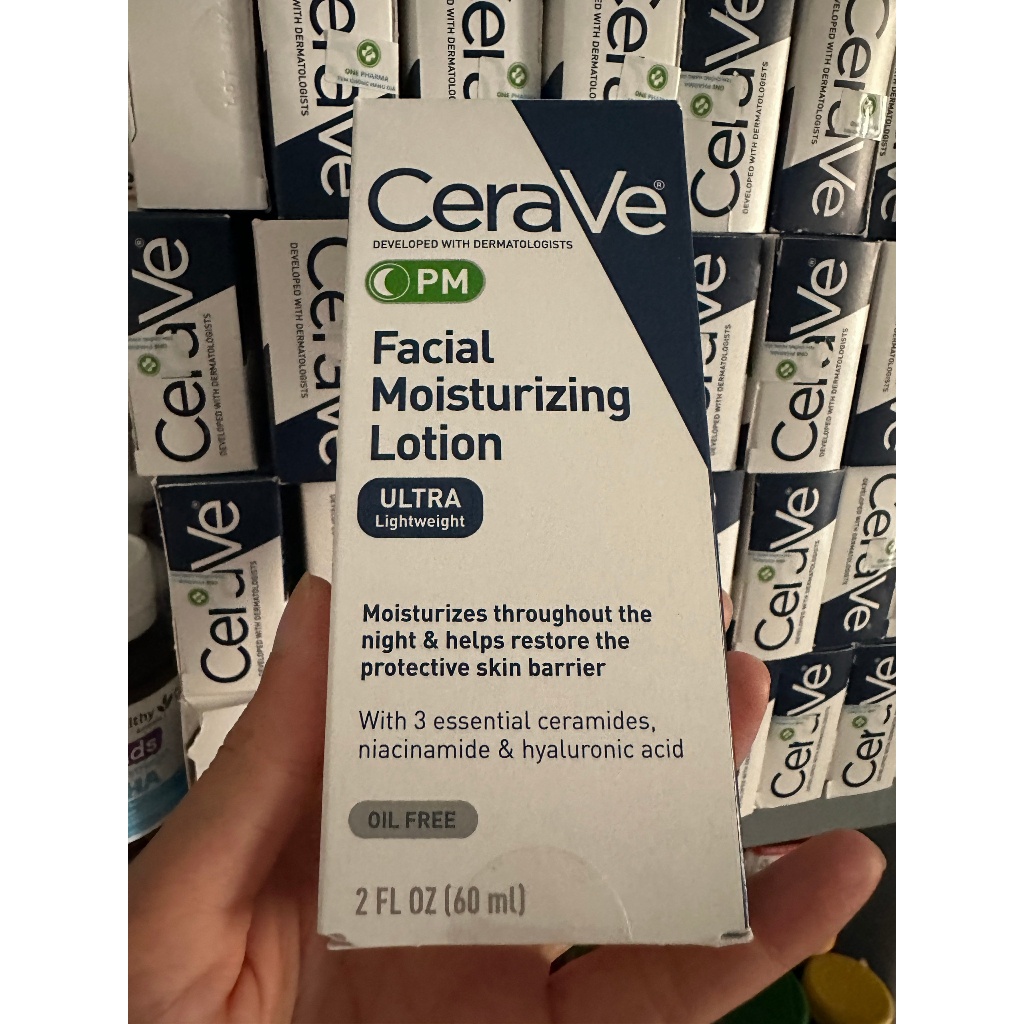 Kem dưỡng da ban đêm Cerave PM Facial Moisturizing Lotion 89ml