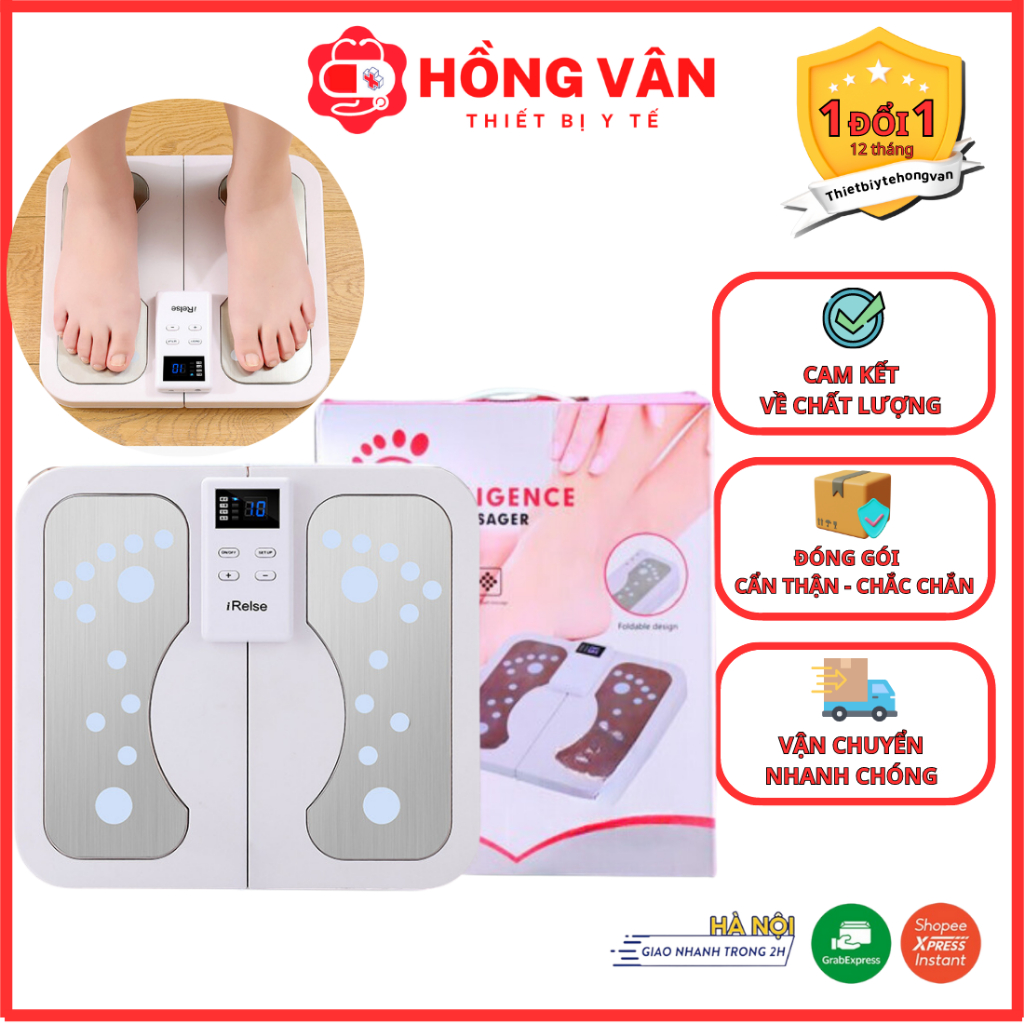 máy massage bàn chân xung điện EMS SY-020, thảm massage chân xung điện