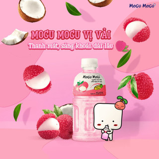 Thùng 24 Chai Nước Thạch Dừa  MOGU MOGU