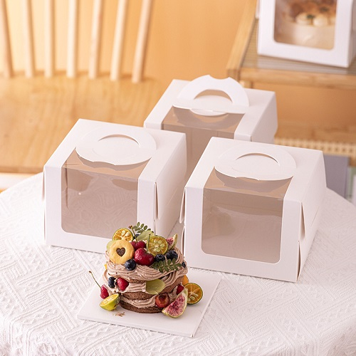 SET 5 HỘP BÁNH KEM 16CM TRẮNG  / 2111.120
