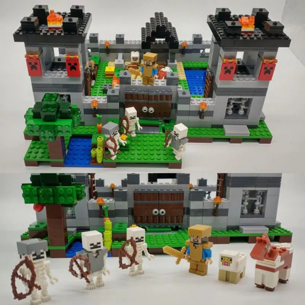 Đồ chơi lắp ráp 1095 10472 Minecraft My World The Fortress