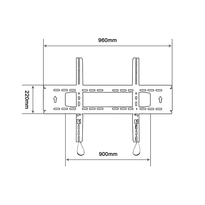 Giá treo ti vi 60 đến 120 INCH Nhập Khẩu XR960