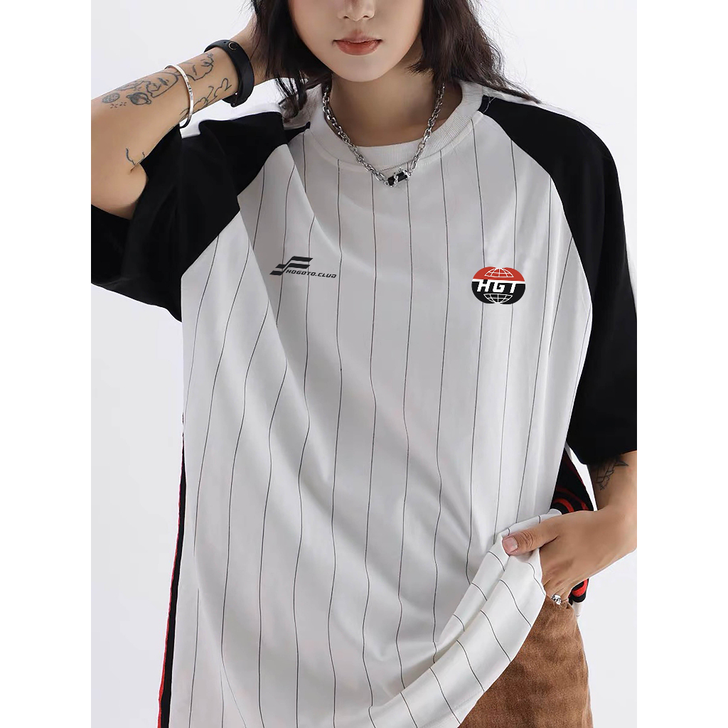 Áo thun KẺ SỌC shop Hogotoclub - 100% cotton định lượng 230gsm