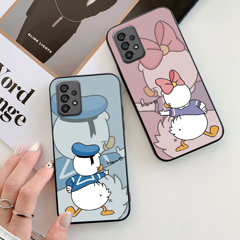 Ốp lưng Samsung a33 5G / ss a53 5G / ss a73 5G / ss a13 4G / ss a23 4G bộ hình thỏ vịt quay lưng cute dễ thương
