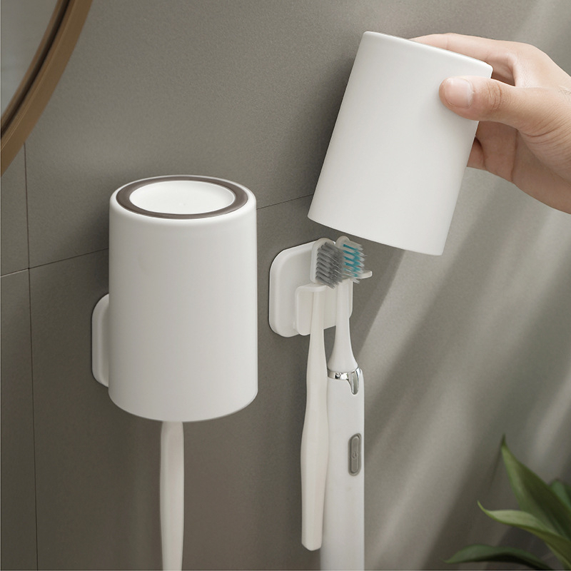 Móc Treo Bàn Chải Đánh Răng Móc Treo Cốc Gắn Tường Bằng Nhựa Nhỏ Gọn Tiện Lợi 88387 Tiện Ích 777