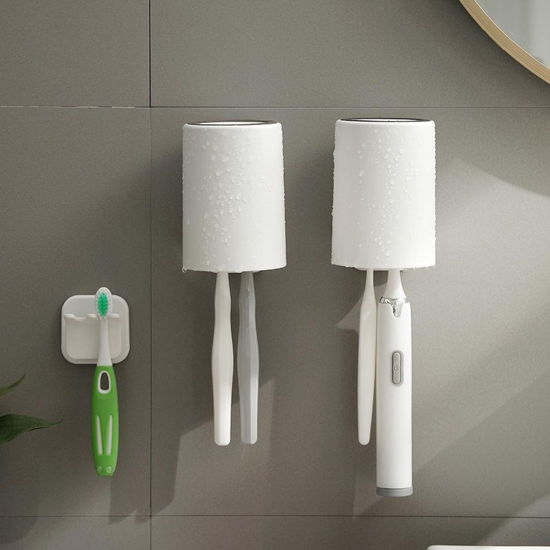 Móc Treo Bàn Chải Đánh Răng Móc Treo Cốc Gắn Tường Bằng Nhựa Nhỏ Gọn Tiện Lợi 88387 Tiện Ích 777