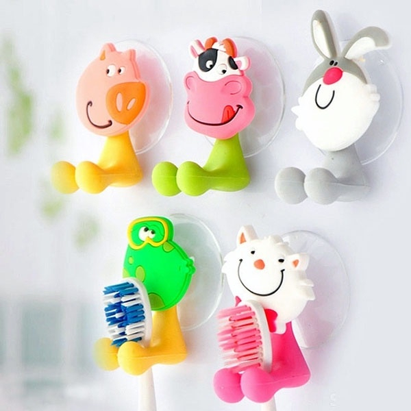 Móc Treo Bàn Chải Đánh Răng Móc Treo Cốc Gắn Tường Bằng Nhựa Nhỏ Gọn Tiện Lợi 88387 Tiện Ích 777