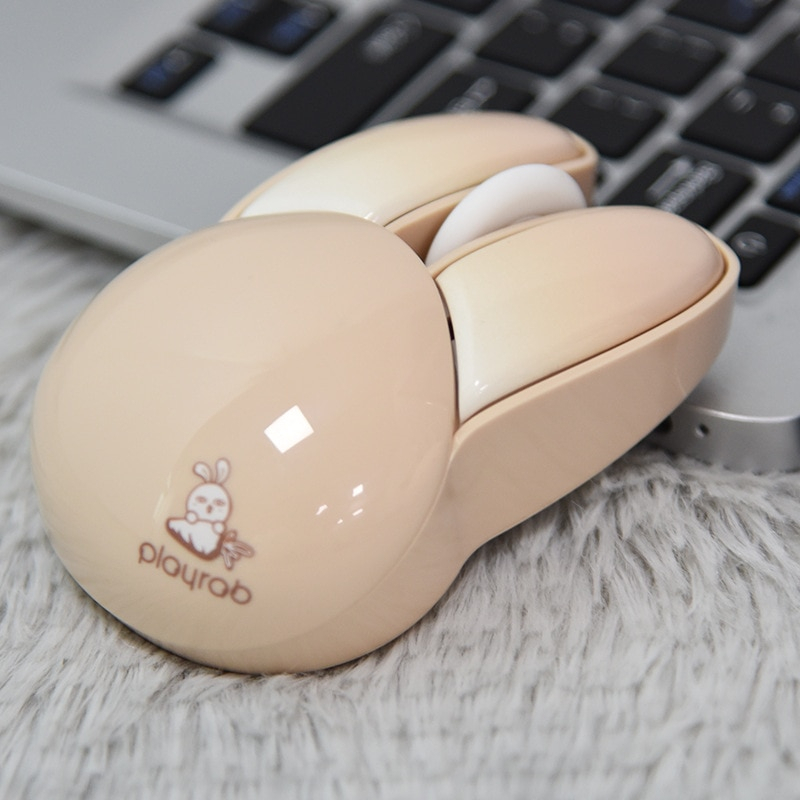 [Tặng Pin] Chuột Không Dây Tai Thỏ Cute Dễ Thương MOFII M6 Playgrab sử dụng cho máy tính, điện thoại, table | BigBuy360 - bigbuy360.vn