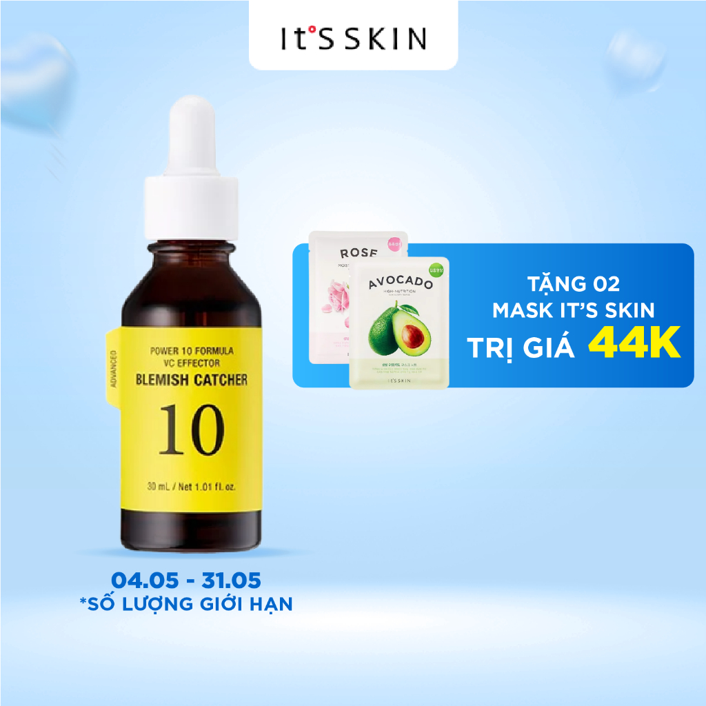 Tinh chất dưỡng sáng cấp ẩm sâu It's Skin Power 10 Formula VC Effector Blemish Catcher 30ml