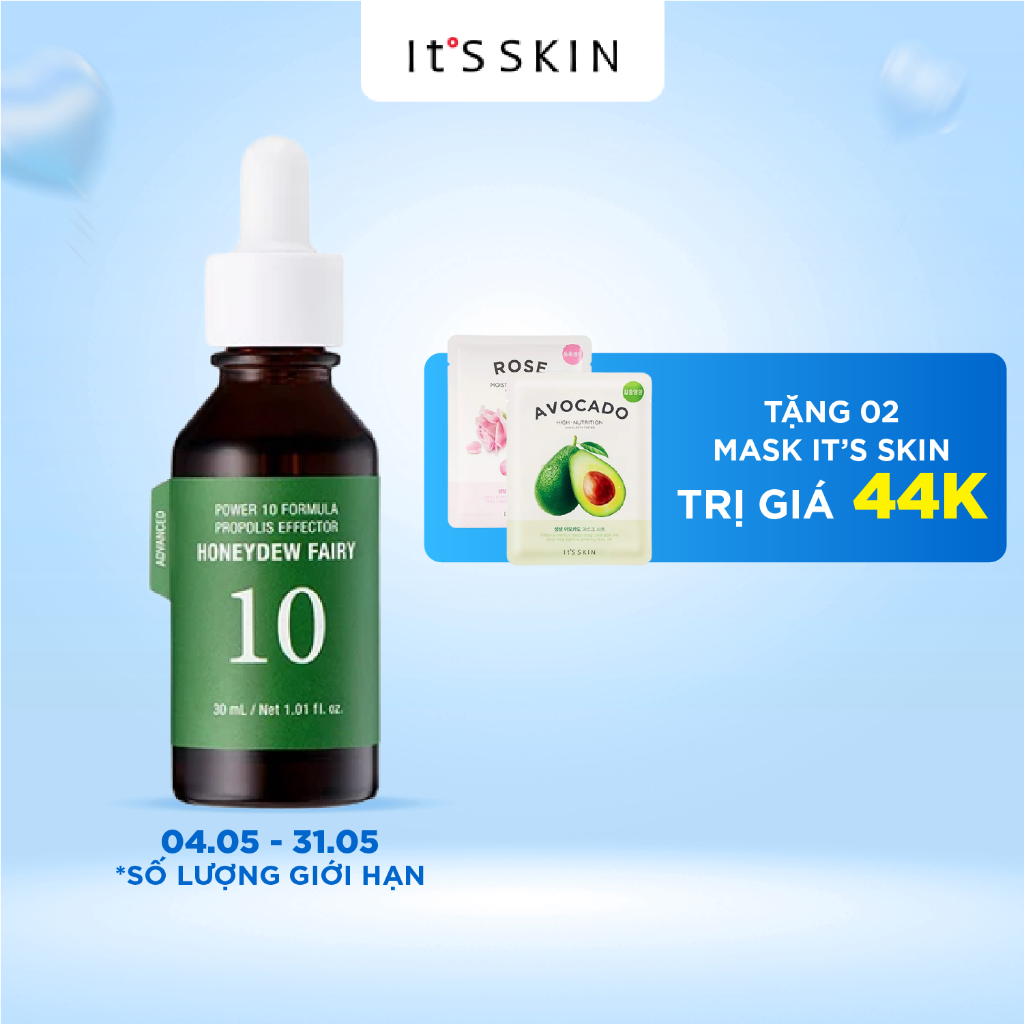 Tinh chất dưỡng ẩm thư giãn cho da It's Skin Power 10 Formula Propolis Effector Honeydew Fairy 30ml
