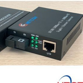 Bộ chuyển đổi quang điện, converter quang điện 10/100m gnetcom gnc-1111s-20a/b